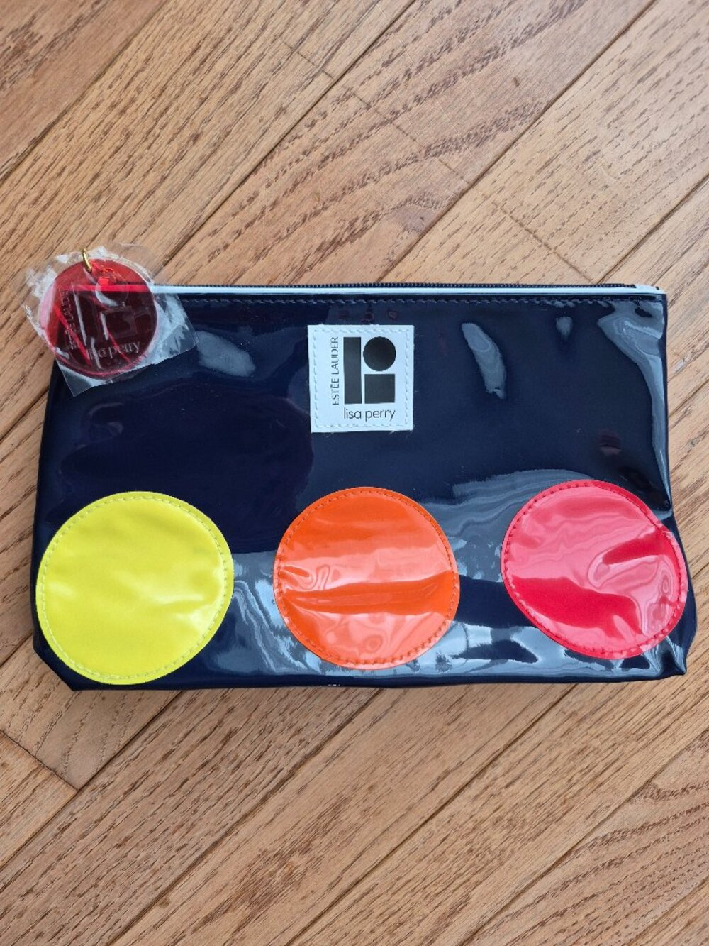 Estee Lauder Lisa Perry Cosmetic Bag MCM Mod Dot Makeup Pouch